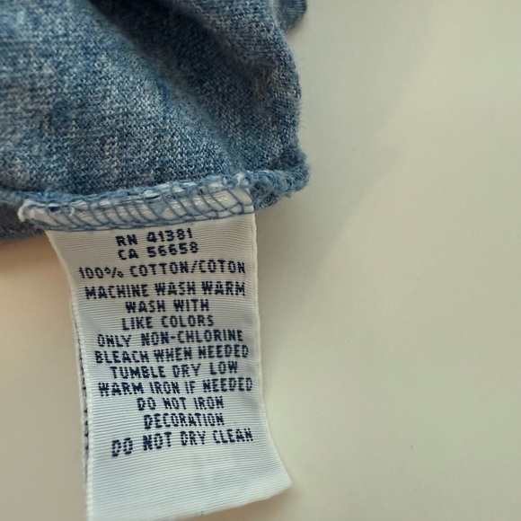 Polo Ralph Lauren Men’s Long Sleeve T-Shirt Blue Heather XL 100% Cotton - Picture 8 of 9